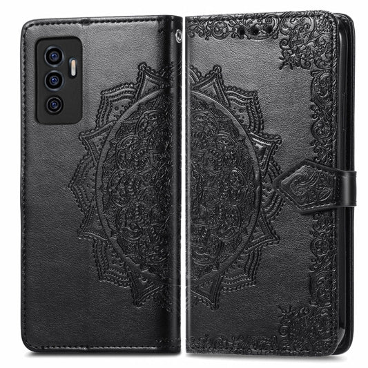 Mandala Flower Embossed Horizontal Flip Leather Phone Case, For vivo S10e, For vivo Y3s 2021, For vivo Y15S, For OPPO A95 4G, For OPPO A95 5G, For OPPO K9s, For OPPO Realme GT Explorer Master