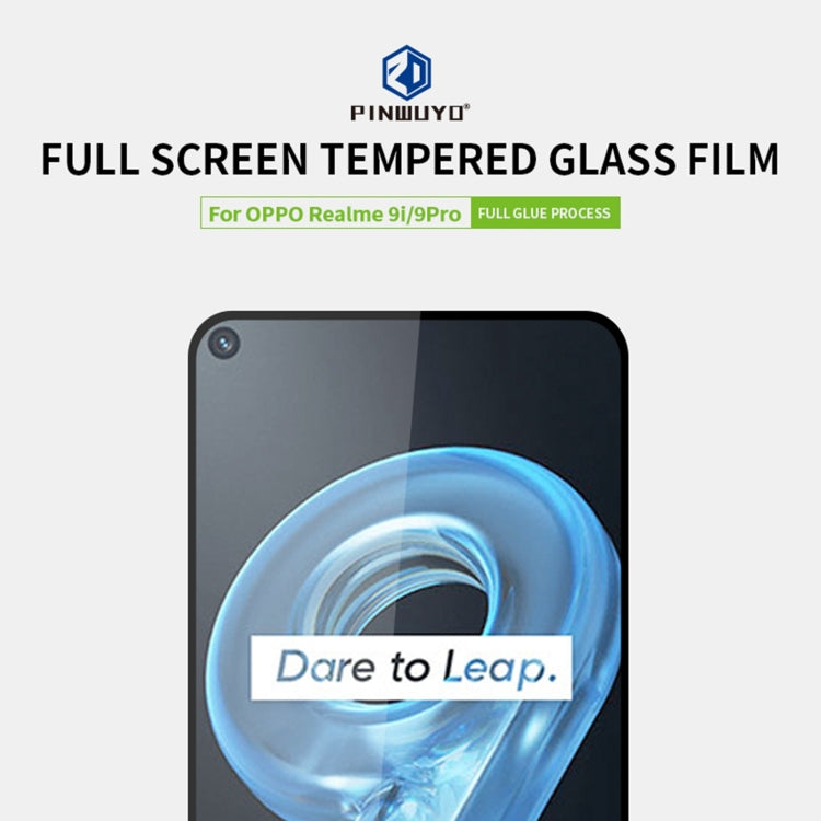 PINWUYO 9H 2.5D Full Screen Tempered Glass Film, For Realme 9i / 9 Pro, For Xiaomi Redmi K50 Gaming, For Xiaomi Redmi Note 11S