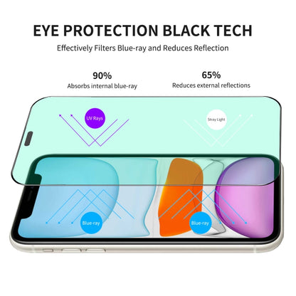 ENKAY Quick Stick Eye-protection Tempered Glass Film, For iPhone 11 Pro / XS / X, For iPhone 11 / XR, For iPhone 11 Pro Max / XS Max