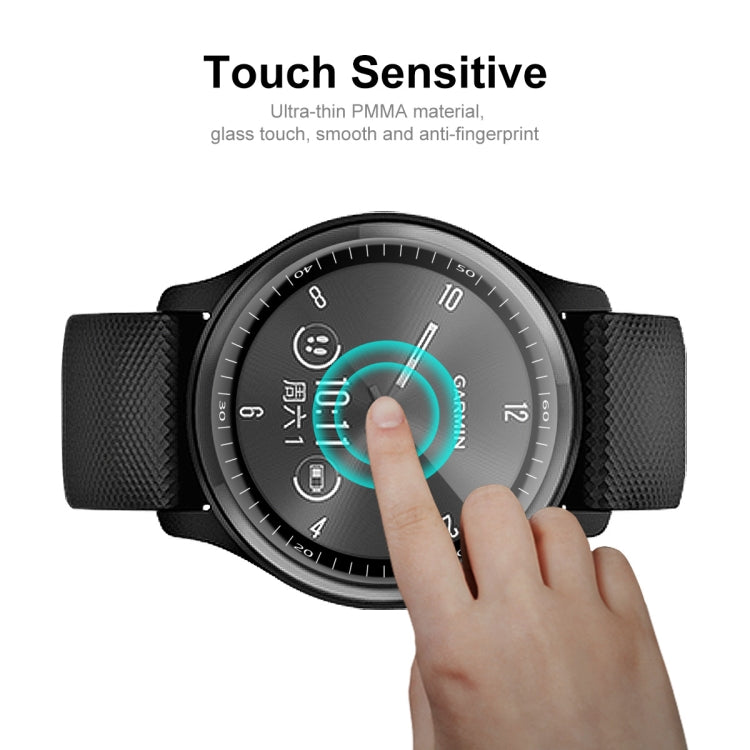 ENKAY 3D Full Coverage Soft PC Edge + PMMA HD Screen Protector Film For GarminMove Sport, 1 PC, 2 PCS