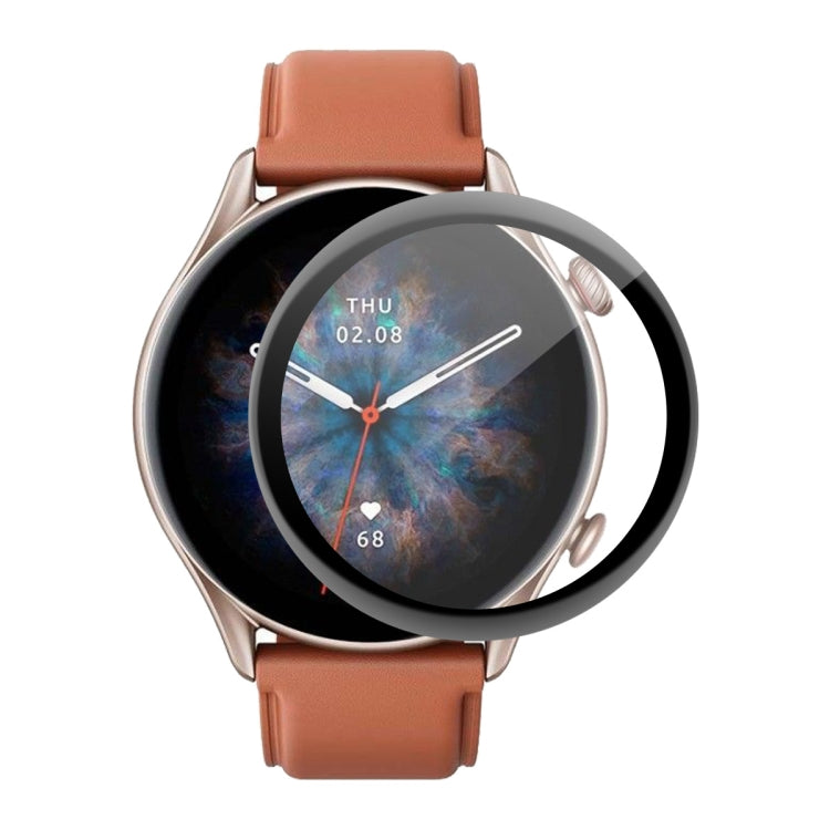ENKAY 3D Full Coverage Soft PC Edge + PMMA HD Screen Protector Film For Amazfit GTR 3 Pro, 1 PC, 2 PCS