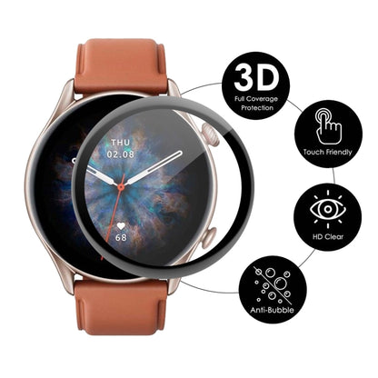 ENKAY 3D Full Coverage Soft PC Edge + PMMA HD Screen Protector Film For Amazfit GTR 3 Pro, 1 PC, 2 PCS