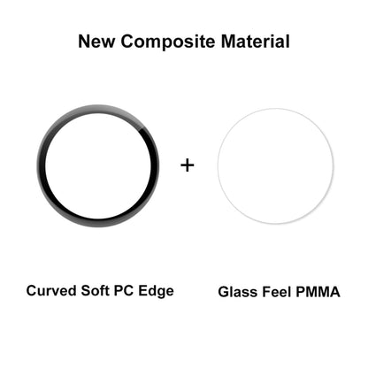 ENKAY 3D Full Coverage Soft PC Edge + PMMA HD Screen Protector Film For Amazfit GTR 3 Pro, 1 PC, 2 PCS