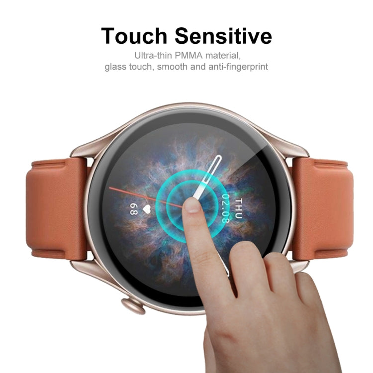 ENKAY 3D Full Coverage Soft PC Edge + PMMA HD Screen Protector Film For Amazfit GTR 3 Pro, 1 PC, 2 PCS
