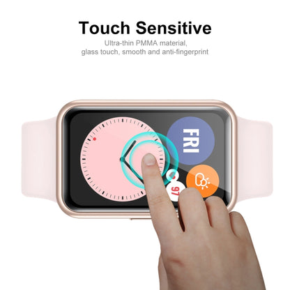 ENKAY 3D Full Coverage Soft PC Edge + PMMA HD Screen Protector Film For Huawei Watch Fit, 1 PC, 2 PCS