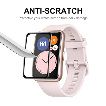 ENKAY 3D Full Coverage Soft PC Edge + PMMA HD Screen Protector Film For Huawei Watch Fit mini, 1 PC, 2 PCS