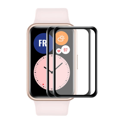 ENKAY 3D Full Coverage Soft PC Edge + PMMA HD Screen Protector Film For Huawei Watch Fit mini, 1 PC, 2 PCS