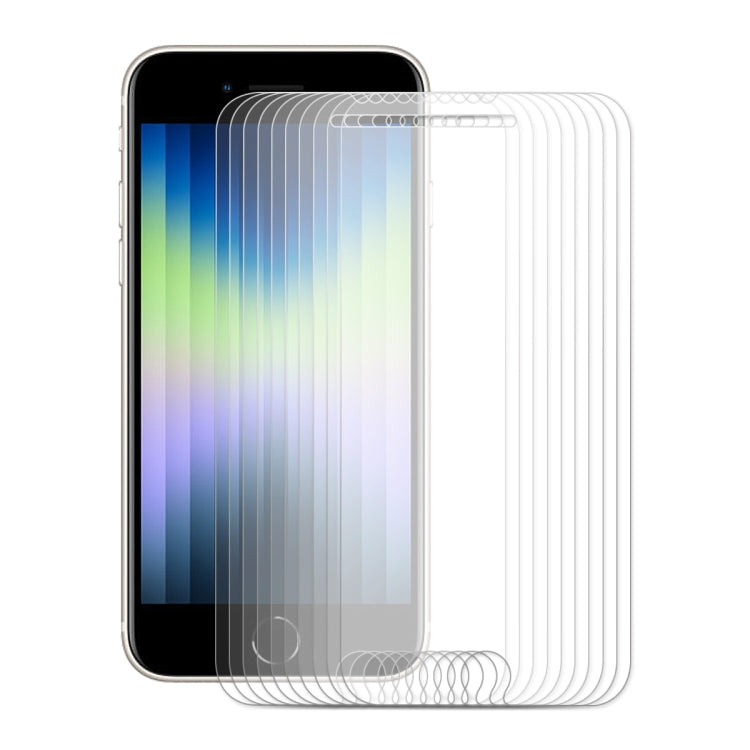 ENKAY 0.26mm 9H Tempered Glass Film for iPhone SE 2022 / SE 2020 / 8 / 7, 1 PC, 2pcs, 5pcs, 10pcs