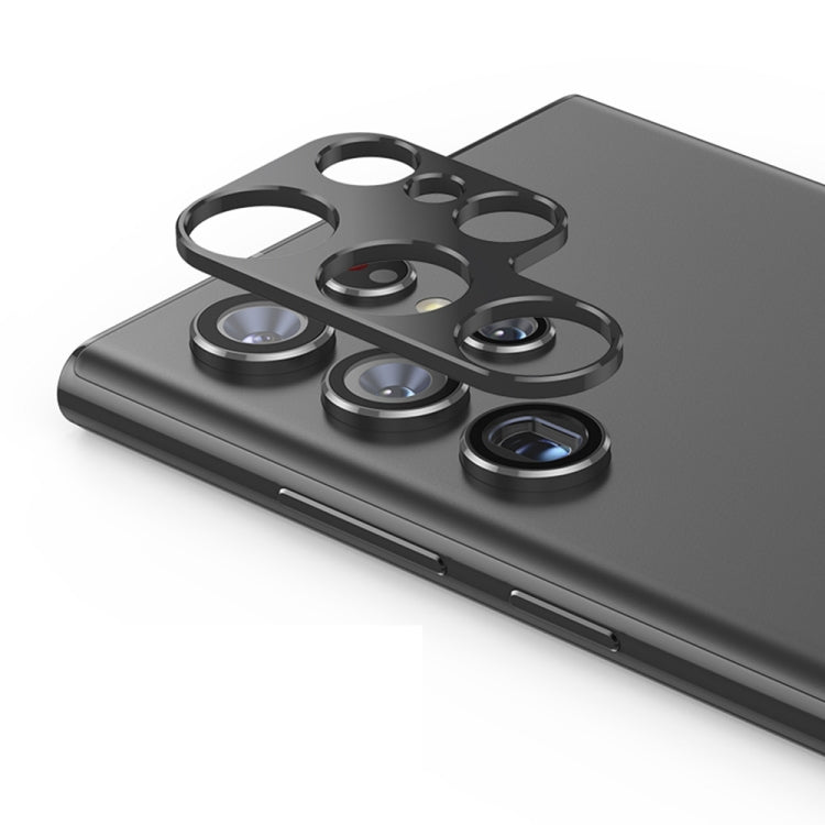 For Samsung Galaxy S22 Ultra 5G ENKAY Aluminium Alloy Camera Lens Protector Full Cover