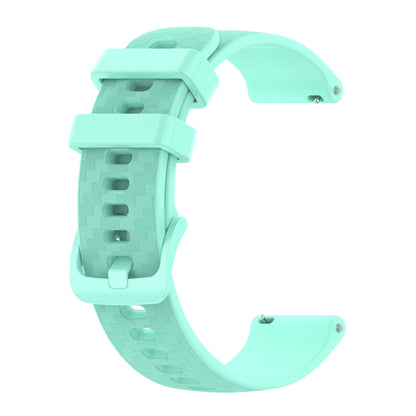 20mm Carbon Fiber Striped Silicone Strap, For Garmin Vivomove3, For Garmin Venu SQ, For Garmin Forerunner 645 Music, For Garmin VivoMove Luxe, For Garmin Vivomove Style