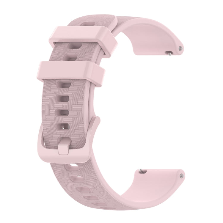 20mm Carbon Fiber Striped Silicone Strap, For Garmin Vivomove3, For Garmin Venu SQ, For Garmin Forerunner 645 Music, For Garmin VivoMove Luxe, For Garmin Vivomove Style