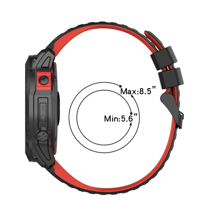 22mm Silicone Mixing Color Watch Strap, For Garmin Instinct