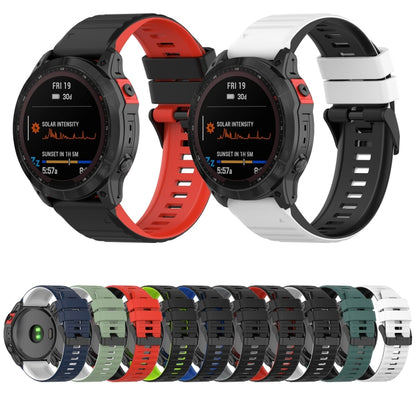 22mm Silicone Mixing Color Watch Strap, For Garmin Instinct