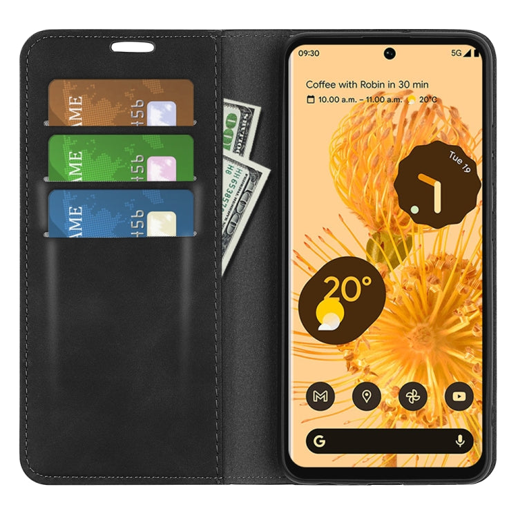 For Google Pixel 7 Retro-skin Magnetic Suction Leather Phone Case, For Google Pixel 7
