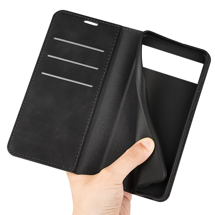 For Google Pixel 7 Retro-skin Magnetic Suction Leather Phone Case, For Google Pixel 7