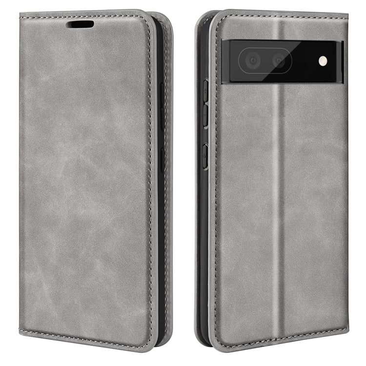 For Google Pixel 7 Retro-skin Magnetic Suction Leather Phone Case, For Google Pixel 7