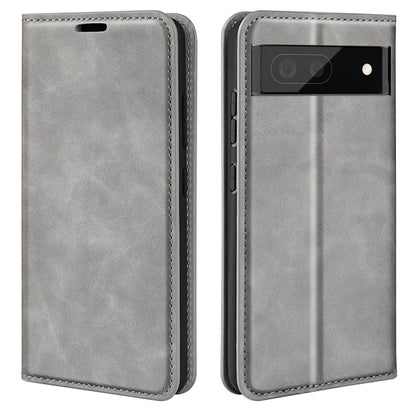 For Google Pixel 7 Retro-skin Magnetic Suction Leather Phone Case, For Google Pixel 7
