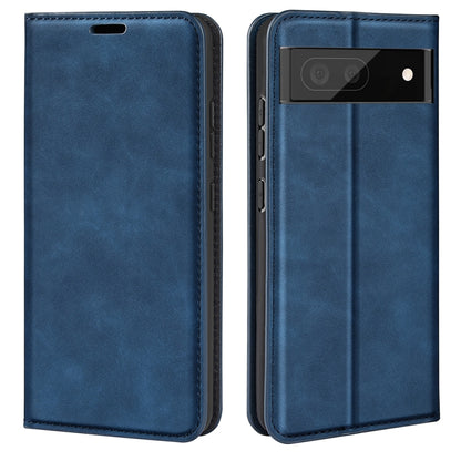 For Google Pixel 7 Retro-skin Magnetic Suction Leather Phone Case, For Google Pixel 7