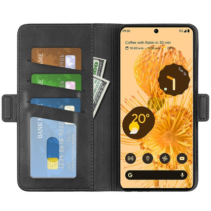 For Google Pixel 7 Pro Dual-side Magnetic Buckle Leather Phone Case, For Google Pixel 7 Pro