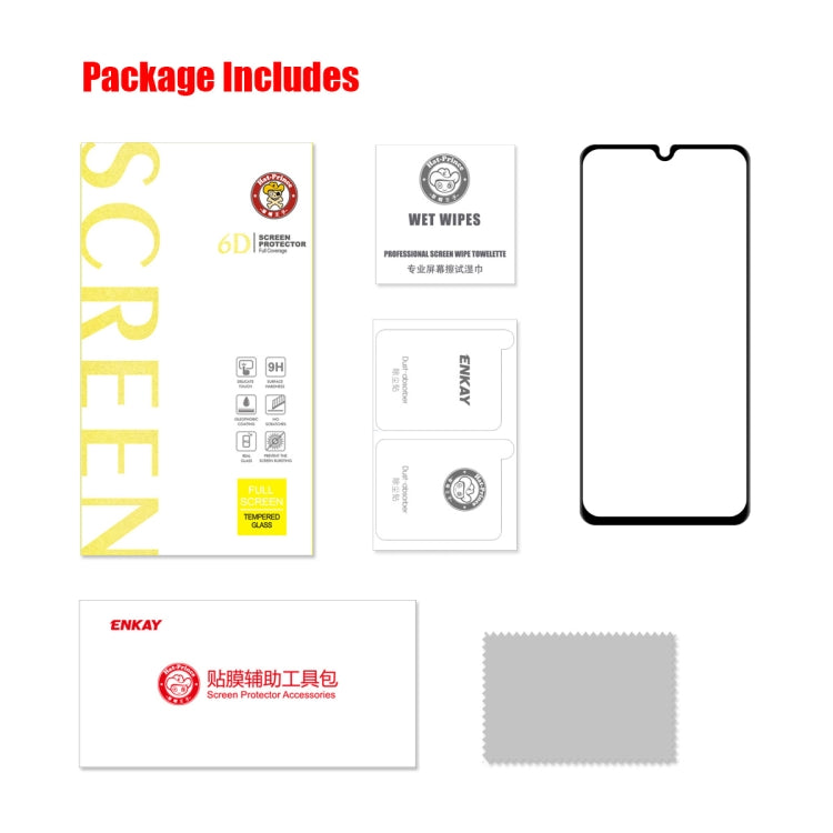 For Samsung Galaxy A33 5G ENKAY 6D Full Glue Tempered Glass Full Film, For Samsung Galaxy A33 5G(1 PC), For Samsung Galaxy A33 5G(2 PCS), For Samsung Galaxy A33 5G(5 PCS)