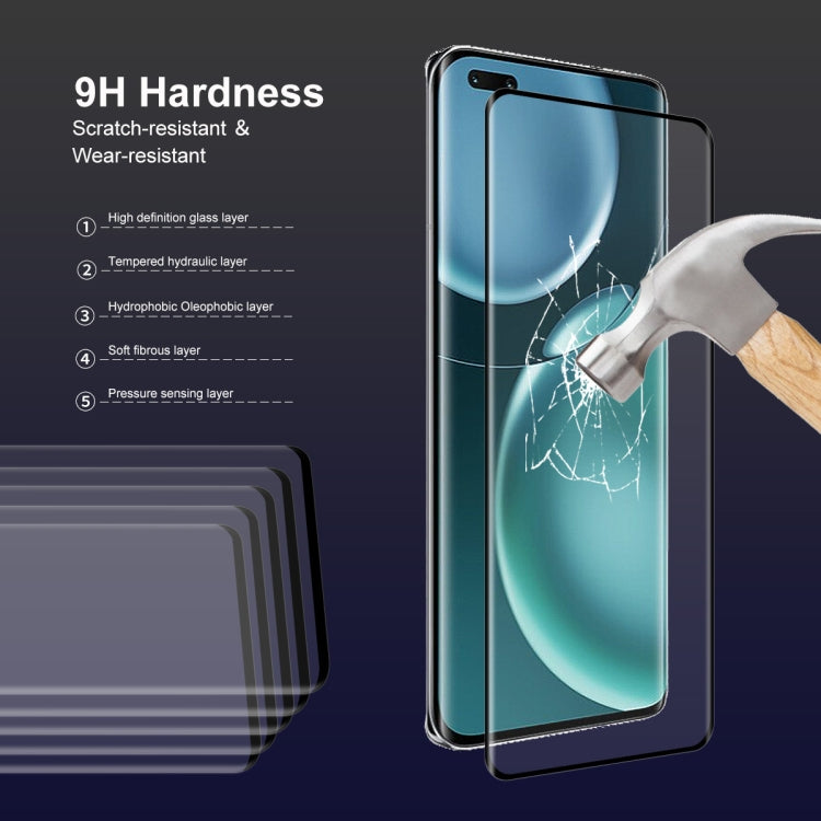 For Honor Magic4 / Magic4 Pro / Magic4 Ultimate ENKAY 3D Hot-Bending Explosion-proof Tempered Glass Full Film, For Honor Magic4 (1 PC), For Honor Magic4 (2 PCS), For Honor Magic4 (5 PCS)