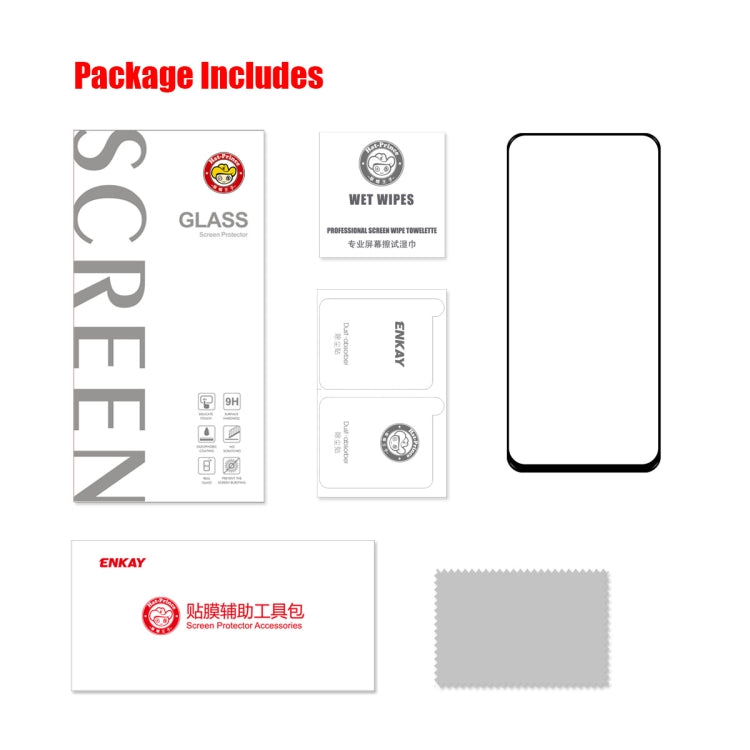 For Xiaomi Redmi Note 11S 5G / Note 11T 5G ENKAY Full Glue 0.26mm 9H 2.5D Tempered Glass Full Film, For Xiaomi Redmi Note 11S 5G (1 PCS), For Xiaomi Redmi Note 11S 5G (2 PCS), For Xiaomi Redmi Note 11S 5G (5 PCS), For Xiaomi Redmi Note 11S 5G (10 PCS)