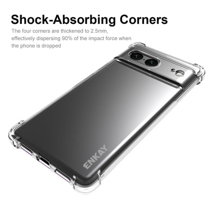 ENKAY Clear TPU Shockproof Case, For Google Pixel 7, For Google Pixel 7 Pro