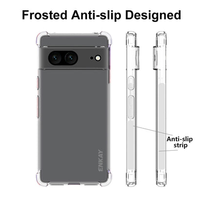 ENKAY Clear TPU Shockproof Case, For Google Pixel 7, For Google Pixel 7 Pro