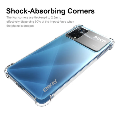 ENKAY Clear TPU Shockproof Case, For Xiaomi Poco X4 Pro 5G, For Xiaomi Redmi 10C Global / Redmi 10 India, For Xiaomi Redmi K40S, For Xiaomi Redmi K50 Gaming, For Xiaomi Redmi K50 / K50 Pro, For Xiaomi Redmi Note 11 Pro 5G China                         ...