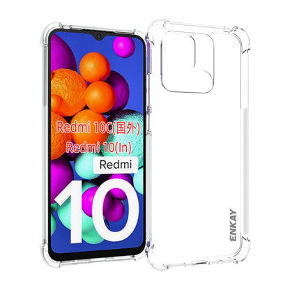ENKAY Clear TPU Shockproof Case, For Xiaomi Poco X4 Pro 5G, For Xiaomi Redmi 10C Global / Redmi 10 India, For Xiaomi Redmi K40S, For Xiaomi Redmi K50 Gaming, For Xiaomi Redmi K50 / K50 Pro, For Xiaomi Redmi Note 11 Pro 5G China                         ...