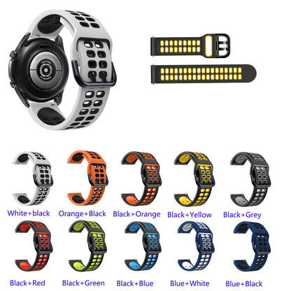 20mm Mixed-color Silicone Strap, For Garmin Vivomove Sport