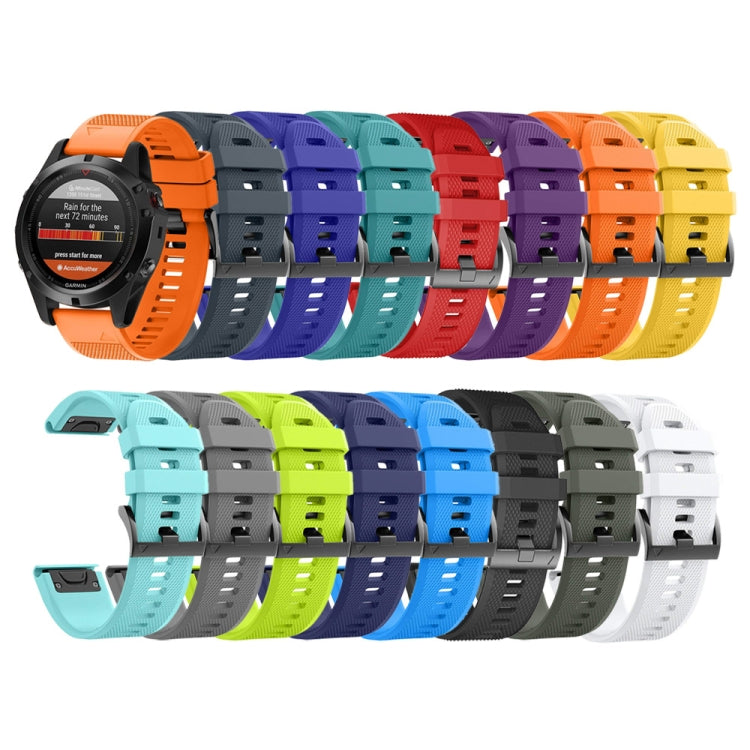 22mm Silicone Watch Strap, For Garmin Instinct 2, For Garmin epix, For Garmin Fenix 7, For Garmin Descent G1