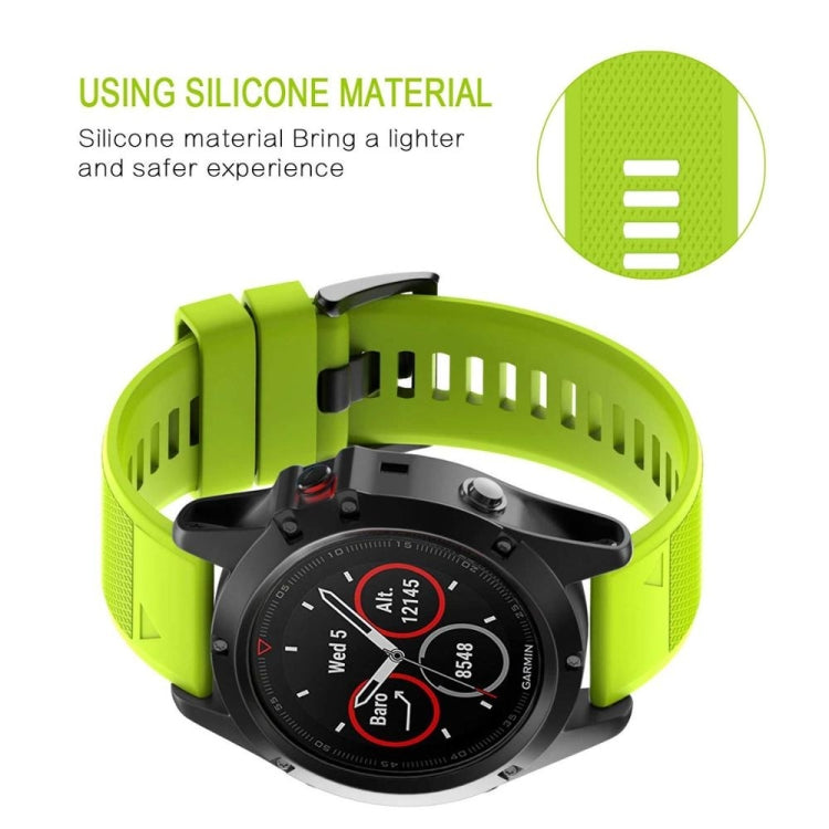 20mm Silicone Watch Strap, For Garmin Instinct 2S, For Garmin Fenix 7s, For Garmin Descent Mk2S, For Garmin Fenix 6S, For Garmin Fenix 5S plus