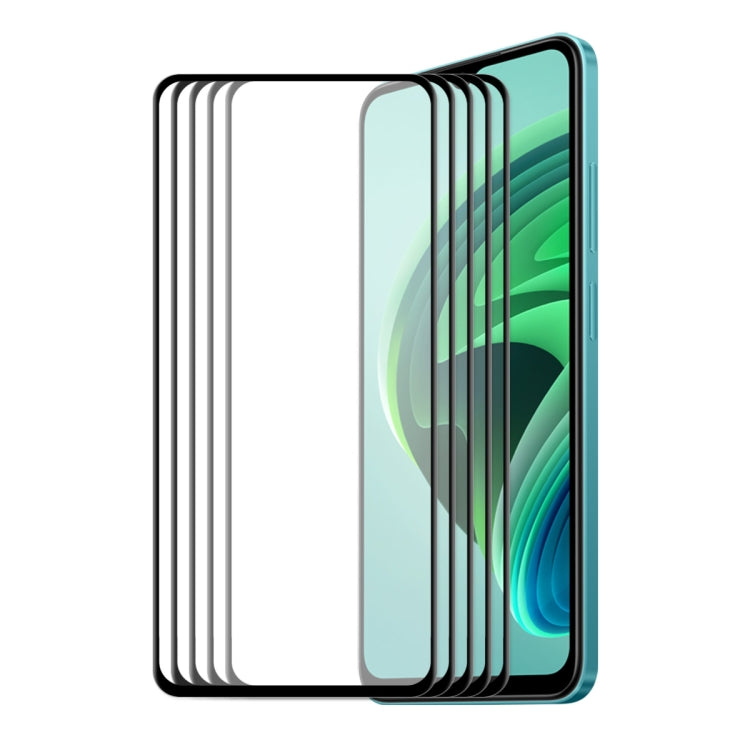 For Xiaomi Redmi Note 11E ENKAY 6D Full Glue Tempered Glass Full Film, For Xiaomi Redmi Note 11E(1 PC), For Xiaomi Redmi Note 11E(2 PCS), For Xiaomi Redmi Note 11E(5 PCS)