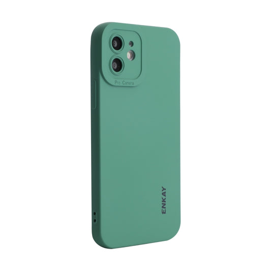 ENKAY Liquid Silicone Phone Case for iPhone 12, For iPhone 12