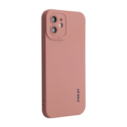 ENKAY Liquid Silicone Phone Case for iPhone 12, For iPhone 12