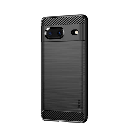 MOFI Gentleness Series Brushed Texture Carbon Fiber TPU Phone Case, For Google pixel 7 5G, For Google pixel 7 Pro 5G