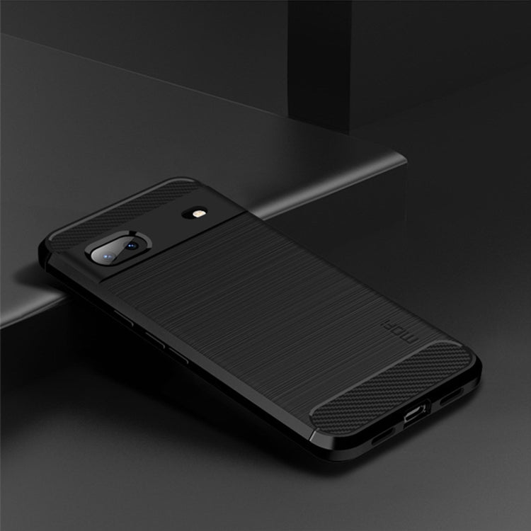 MOFI Gentleness Series Brushed Texture Carbon Fiber TPU Phone Case, For Google pixel 7 5G, For Google pixel 7 Pro 5G