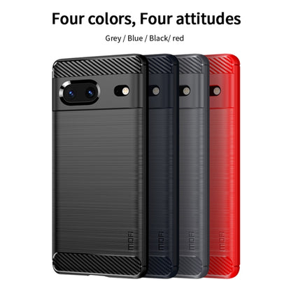 MOFI Gentleness Series Brushed Texture Carbon Fiber TPU Phone Case, For Google pixel 7 5G, For Google pixel 7 Pro 5G