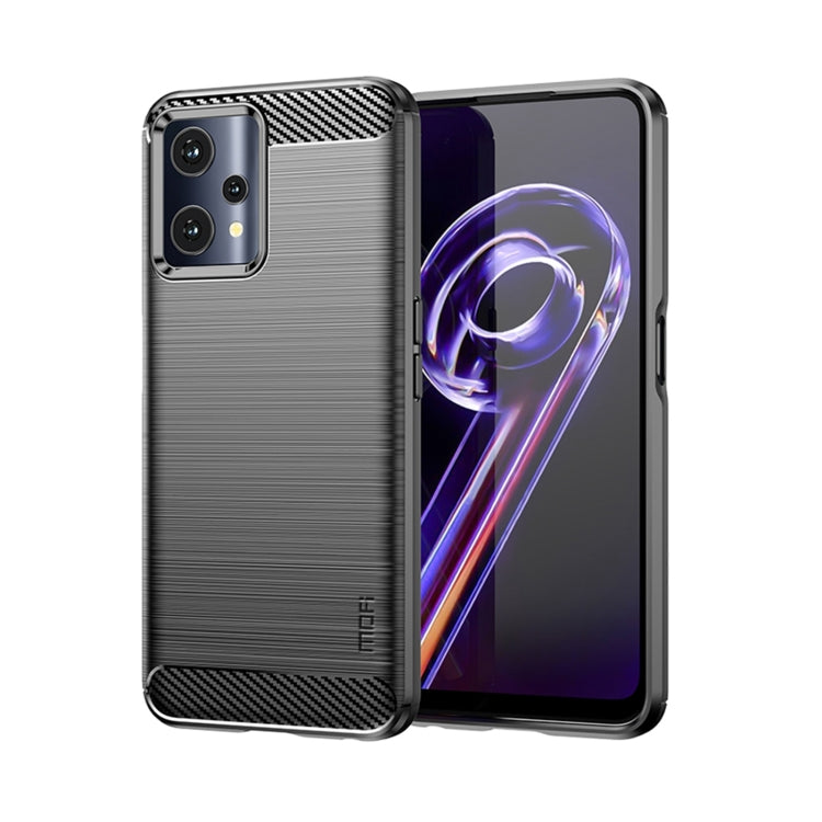 MOFI Gentleness Brushed Carbon Fiber Soft TPU Case, For OPPO Realme 9 Pro / Realme V25, For OPPO Realme 9 Pro+, For OPPO A36 / A76 / Realme 9i, For OPPO Realme C35, For OPPO Find X5