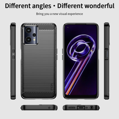 MOFI Gentleness Brushed Carbon Fiber Soft TPU Case, For OPPO Realme 9 Pro / Realme V25, For OPPO Realme 9 Pro+, For OPPO A36 / A76 / Realme 9i, For OPPO Realme C35, For OPPO Find X5