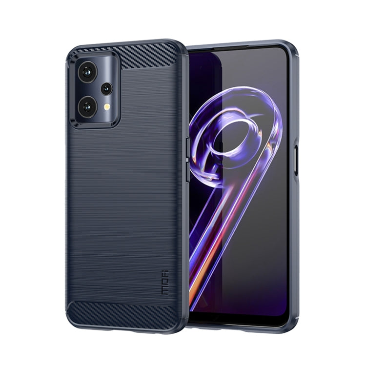 MOFI Gentleness Brushed Carbon Fiber Soft TPU Case, For OPPO Realme 9 Pro / Realme V25, For OPPO Realme 9 Pro+, For OPPO A36 / A76 / Realme 9i, For OPPO Realme C35, For OPPO Find X5