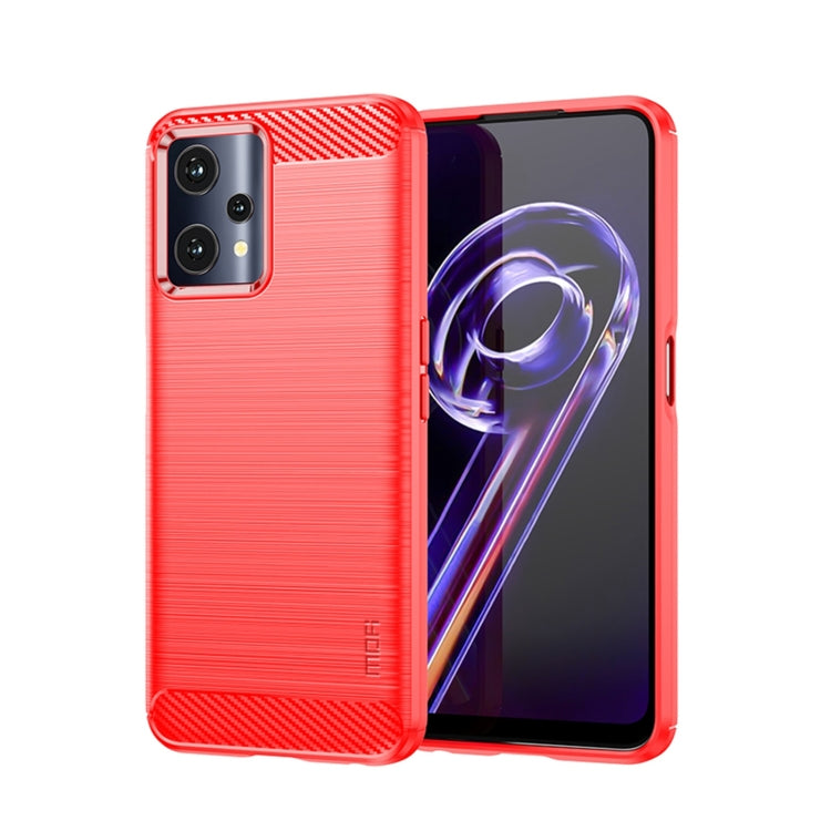 MOFI Gentleness Brushed Carbon Fiber Soft TPU Case, For OPPO Realme 9 Pro / Realme V25, For OPPO Realme 9 Pro+, For OPPO A36 / A76 / Realme 9i, For OPPO Realme C35, For OPPO Find X5