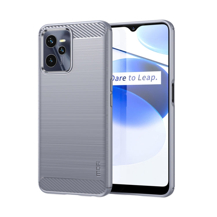 MOFI Gentleness Brushed Carbon Fiber Soft TPU Case, For OPPO Realme 9 Pro / Realme V25, For OPPO Realme 9 Pro+, For OPPO A36 / A76 / Realme 9i, For OPPO Realme C35, For OPPO Find X5