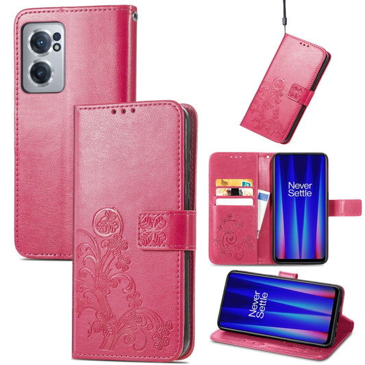 Four-leaf Clasp Embossed Buckle Leather Phone Case, For OnePlus Nord CE 2 5G, For Google Pixel 7 Pro 5G, For Google Pixel 7 5G, For Motorola Edge 30 Pro, For Sony Xperia Ace III