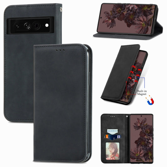 Retro Skin Feel Magnetic Leather Phone Case, For Google Pixel 7 Pro 5G, For Google Pixel 7 5G, For Motorola Moto G Stylus 5G 2022, For Motorola Moto G22, For OnePlus Nord CE 2 5G, For Sony Xperia Ace III