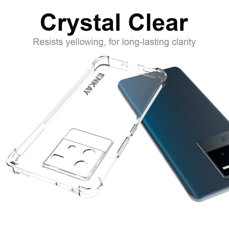 For vivo iQOO Neo6 5G ENKAY Clear TPU Shockproof Phone Case, For vivo iQOO Neo6 5G