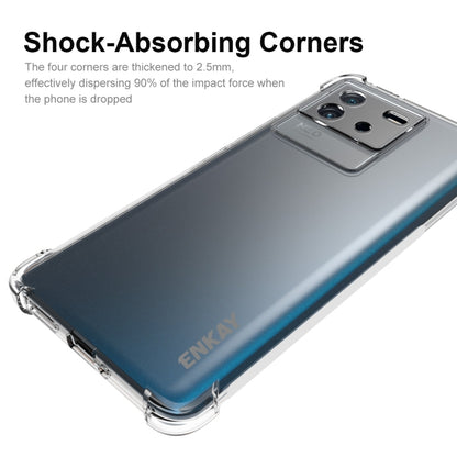 For vivo iQOO Neo6 5G ENKAY Clear TPU Shockproof Phone Case, For vivo iQOO Neo6 5G