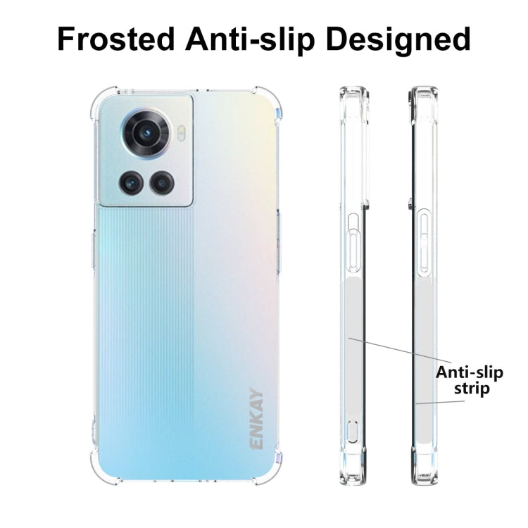 For OnePlus Ace ENKAY ENKAY Clear TPU Shockproof Phone Case, For OnePlus Ace