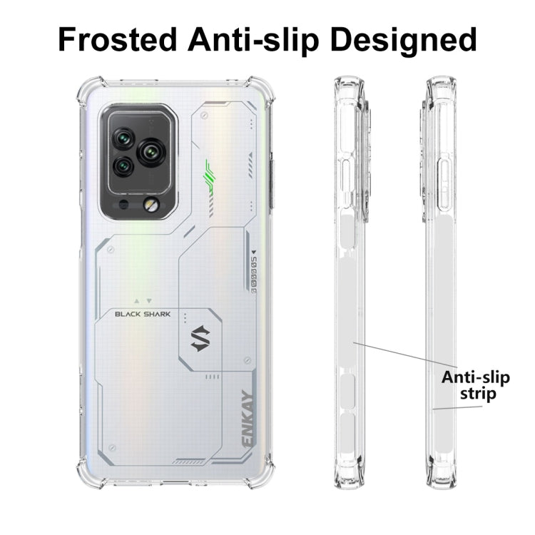 ENKAY Clear TPU Shockproof Phone Case, For Xiaomi Black Shark 5 Pro, For Xiaomi 12 Lite